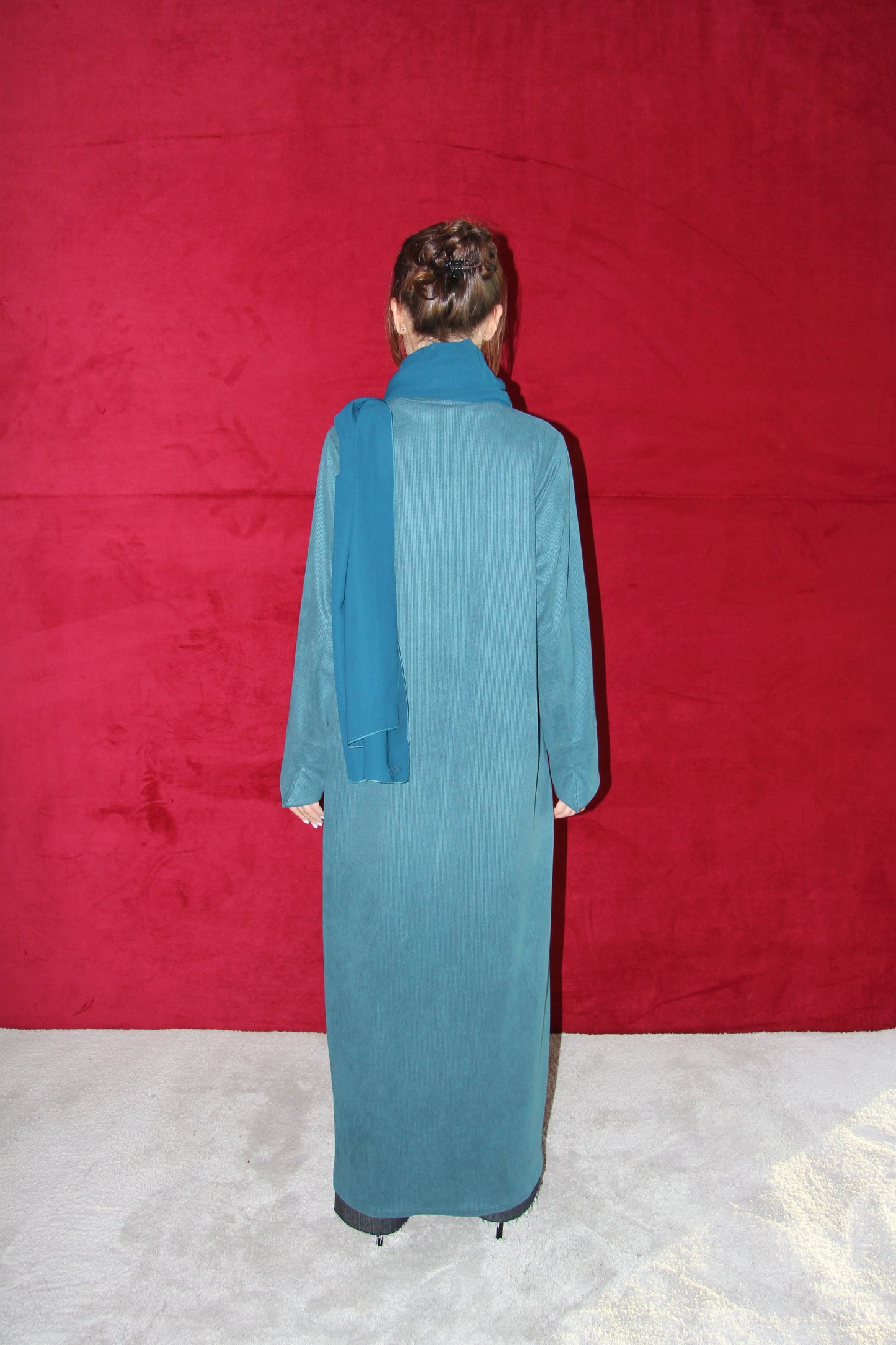 Emerald Serenity Abaya