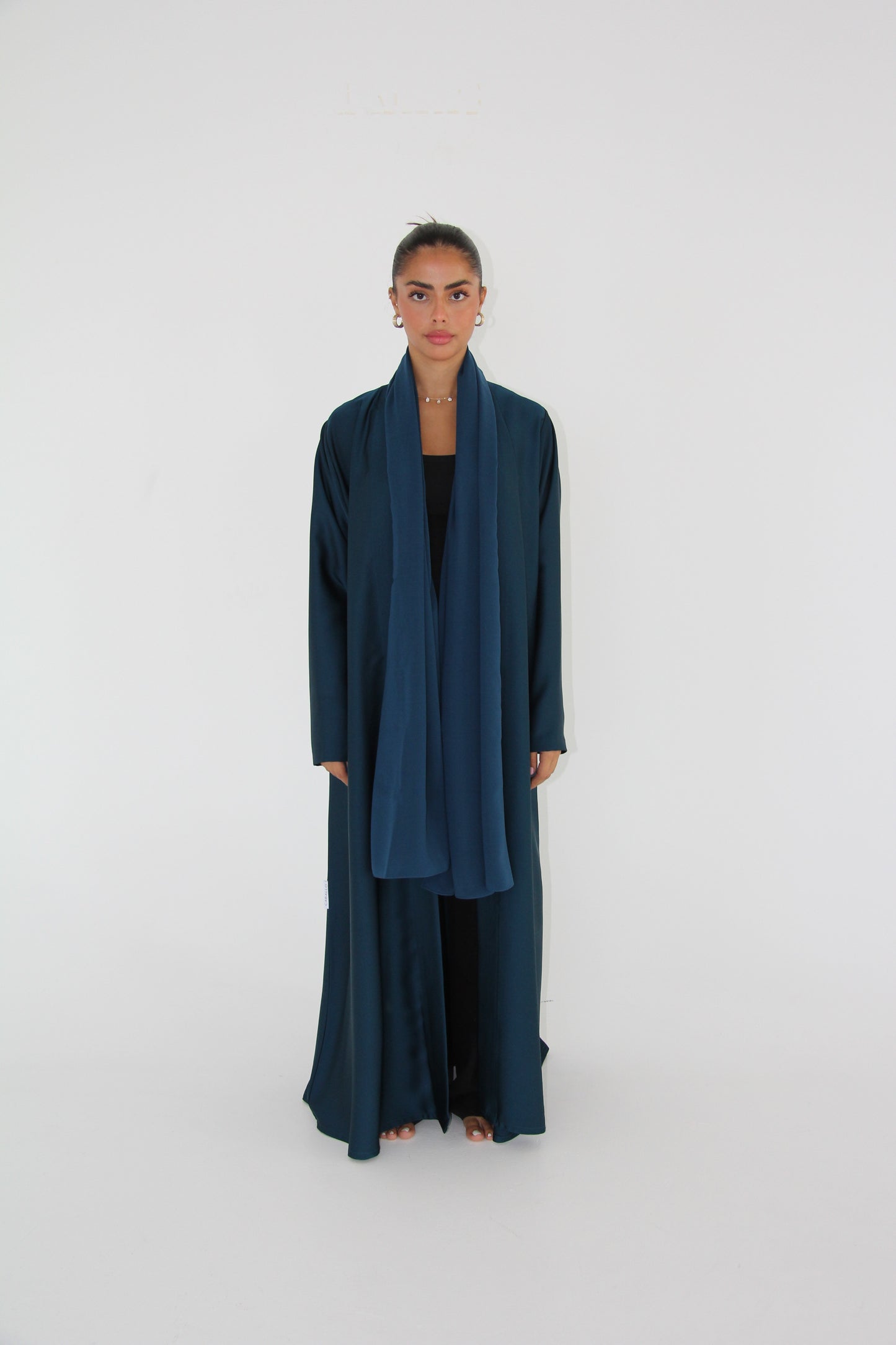 Teal Blue Abaya