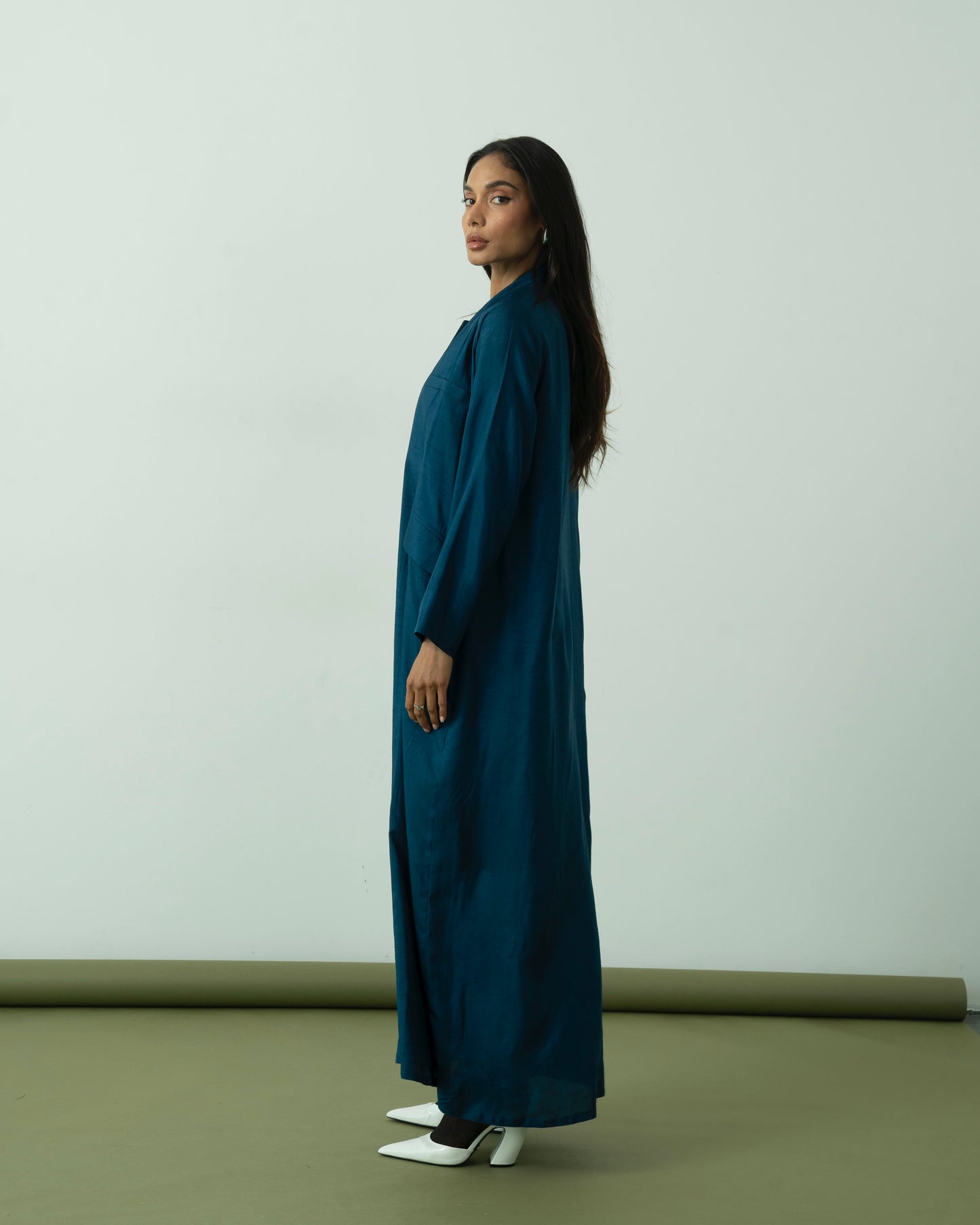 Azure Blue Abaya