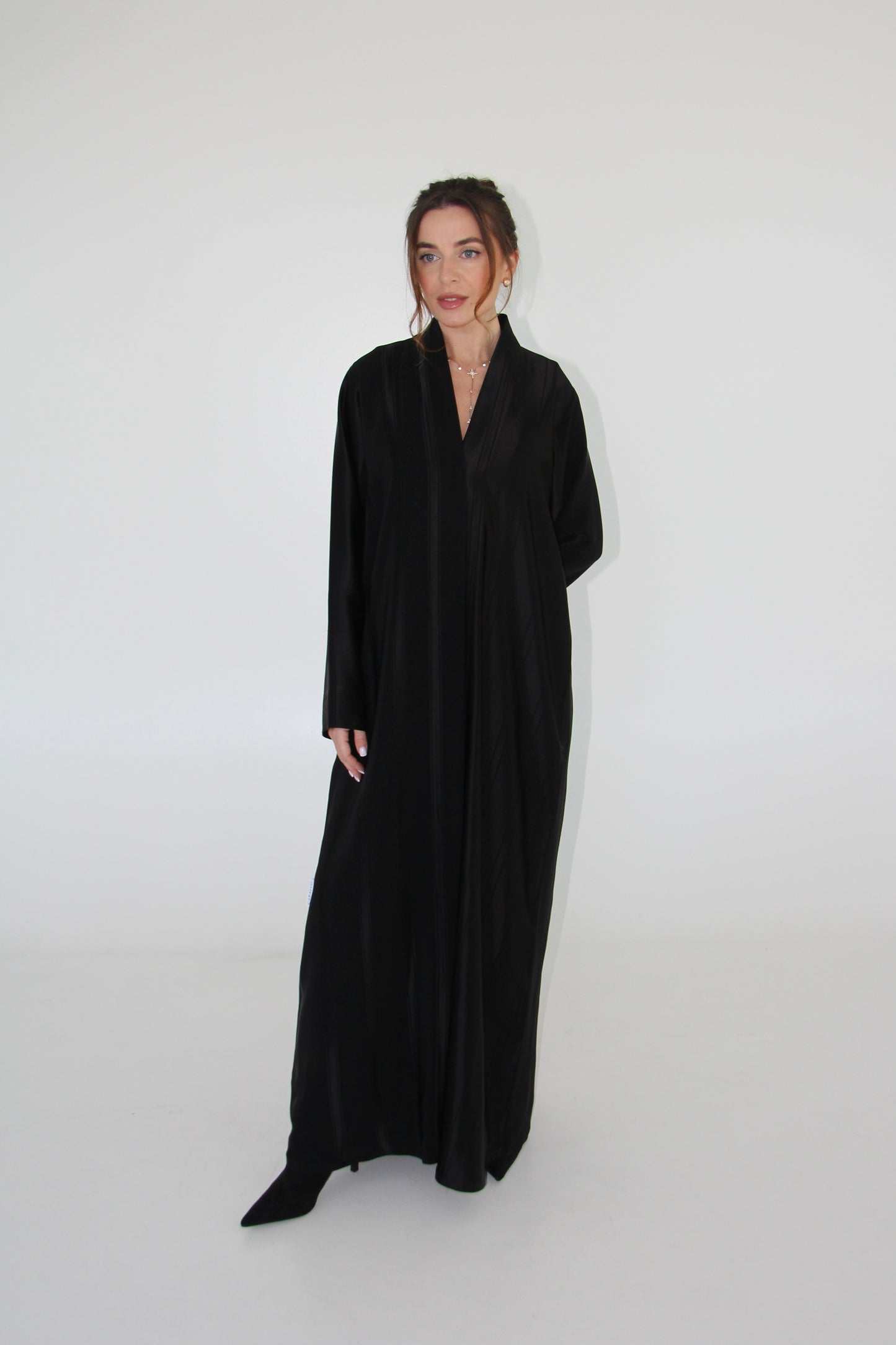 Black Stripes Abaya