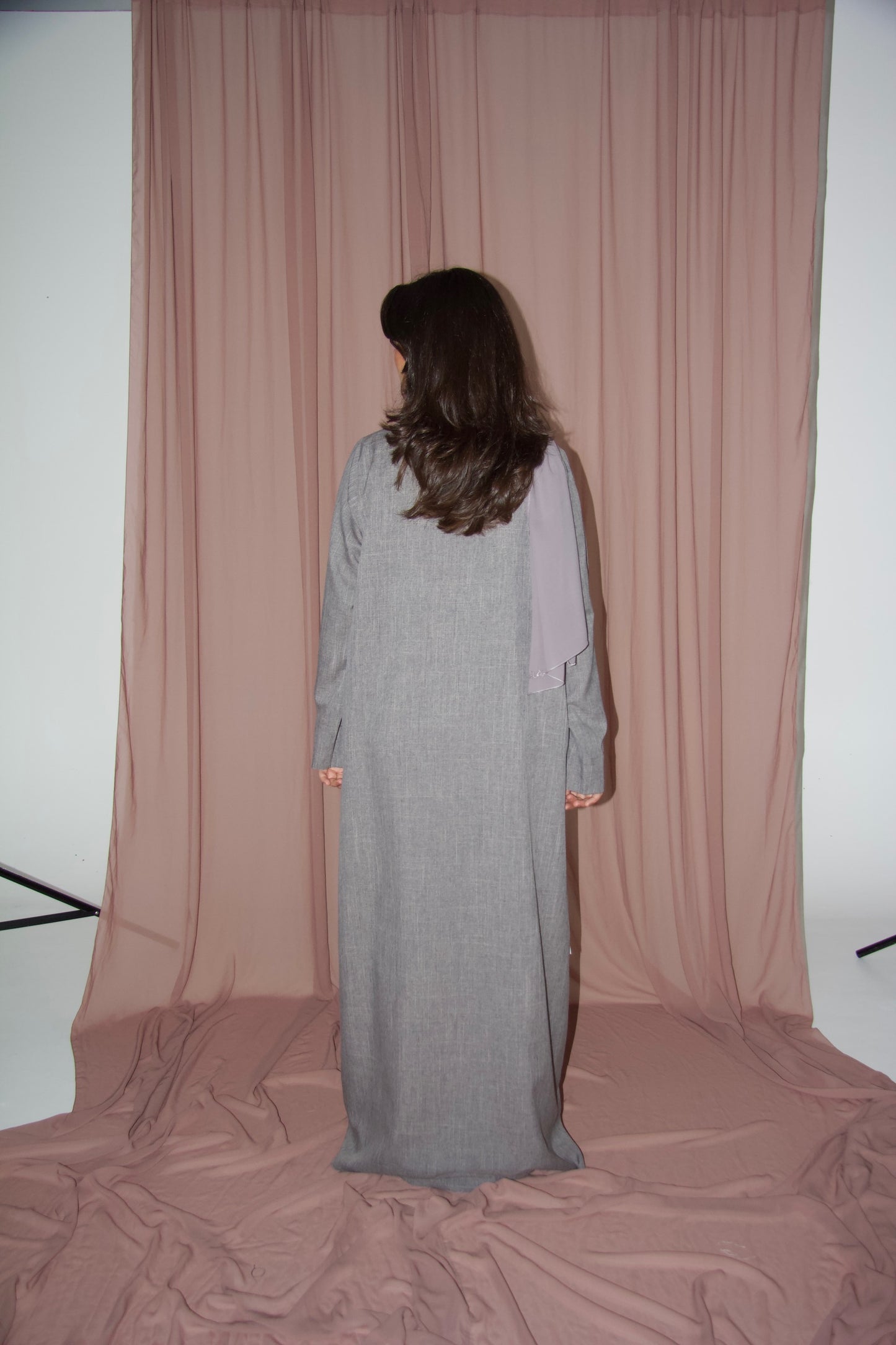 Nakheel Grey Abaya