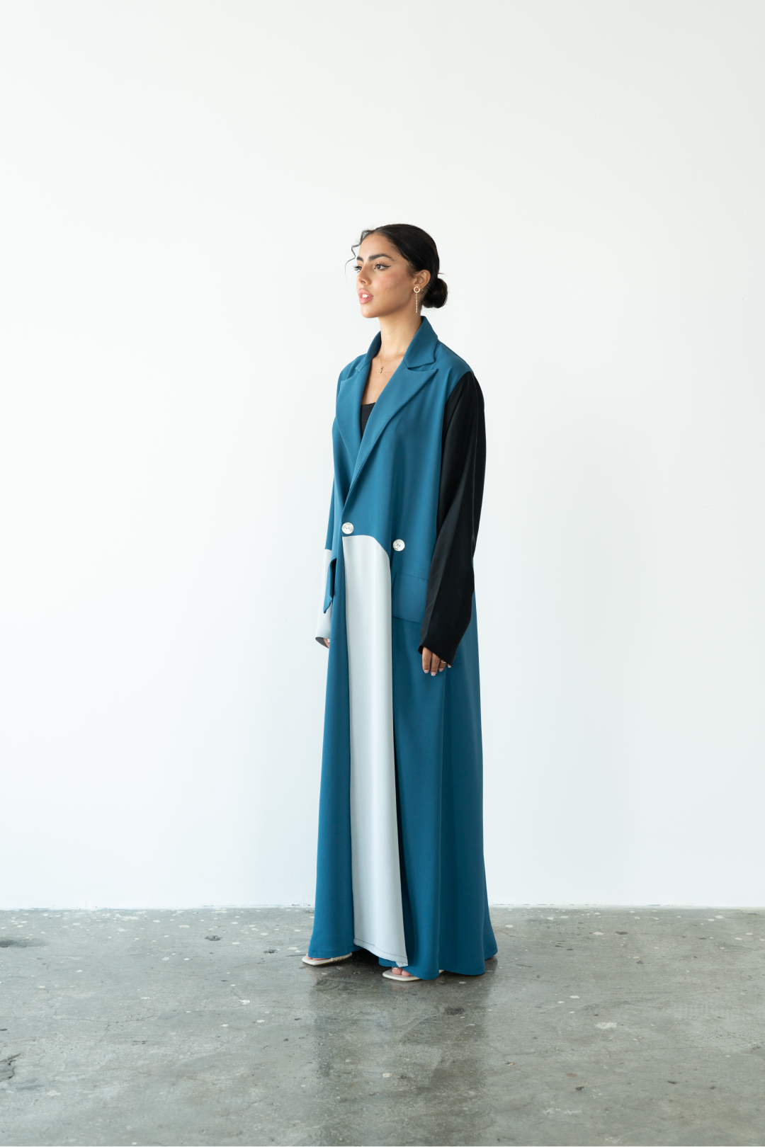 Ocean Blazer Cut Abaya