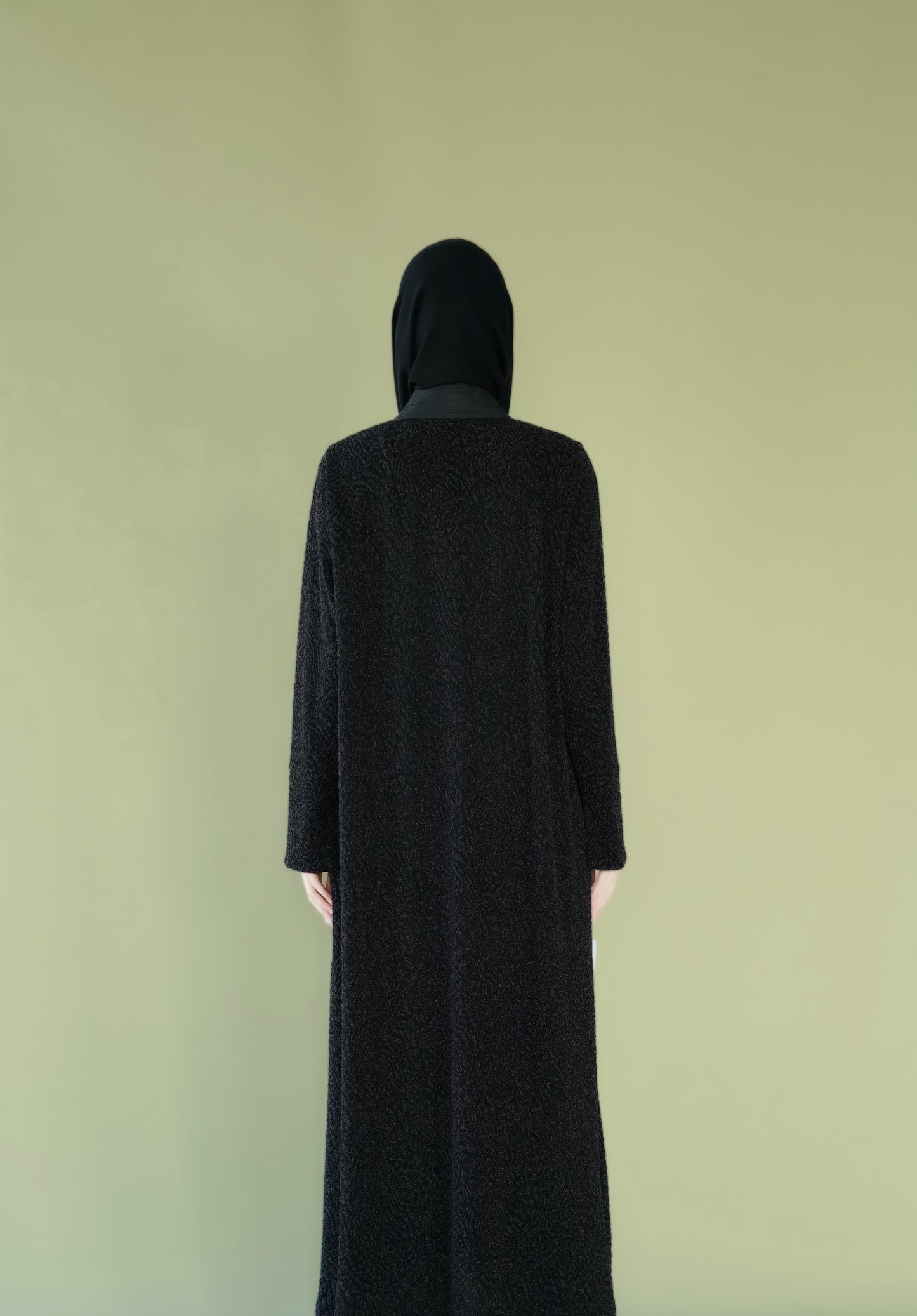 Black Leopard Abaya